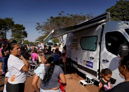 Odonto Móvel atende em Indápolis no 'Desenvolve Dourados em Ação'